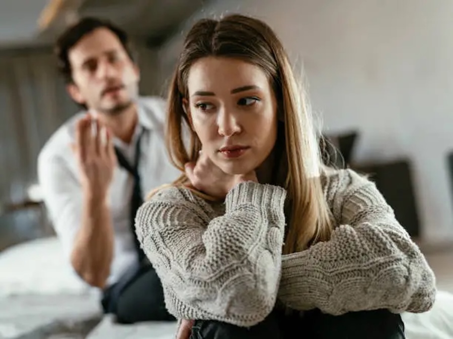 Husband and wife are arguing at home. Angry man is yelling at his wife. | The Peaceful Mind Counseling Center