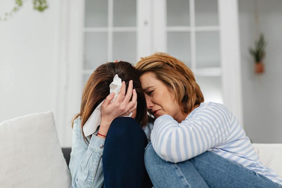 mom and depressed teenager | The Peaceful Mind Counseling Center