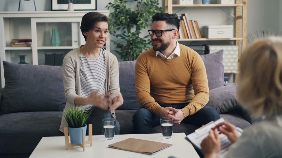Couple in marriage counseling | The Peaceful Mind Counseling Center