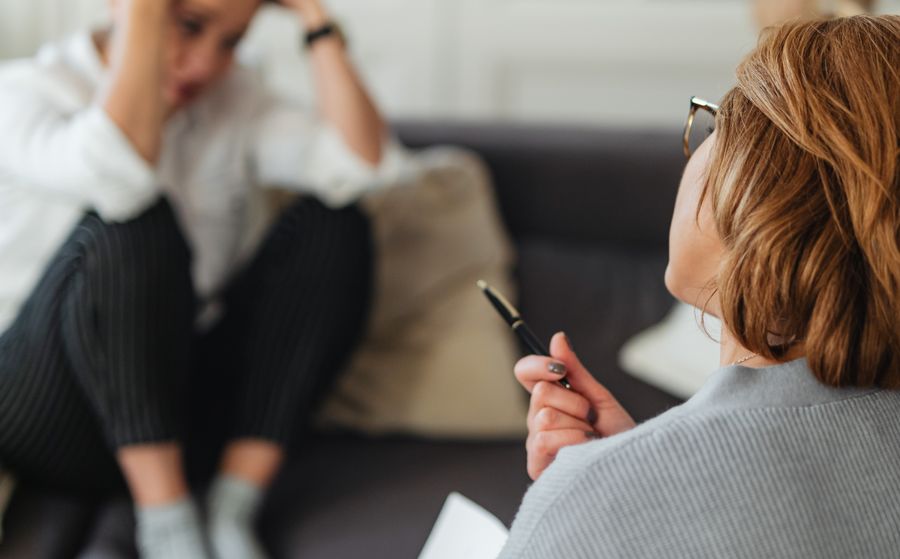 mom in postpartum therapy | The Peaceful Mind Counseling Center